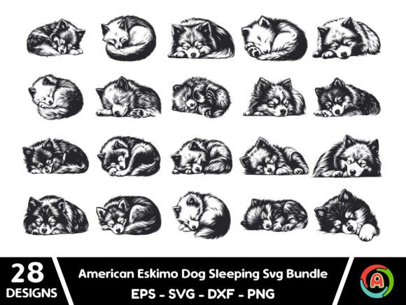 American Eskimo Dog Sleeping Svg Bundle Review