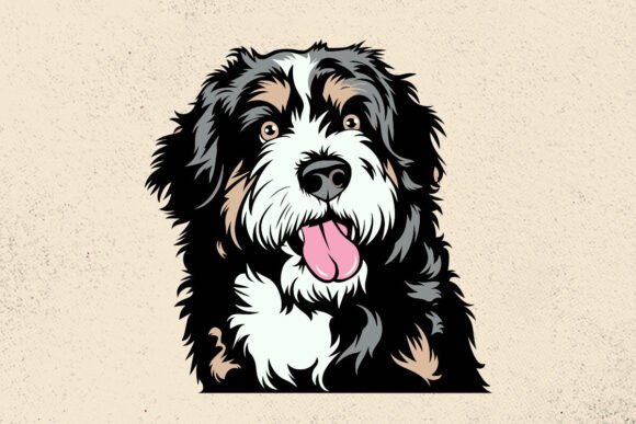 Bernedoodle SVG: A Designer’s Take on a Cute Embroidery File