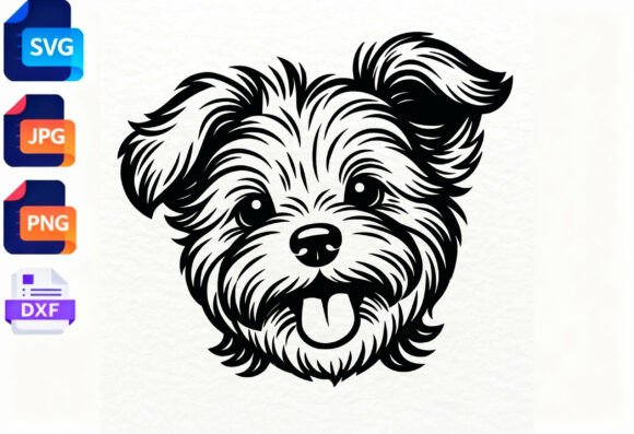 Cute Dog Face SVG Design Review