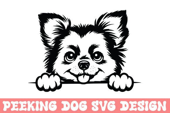 Dog Breed Face Svg for Embroidery Projects