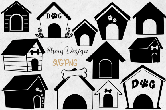 Dog House Svg PNG Review for Embroidery Projects