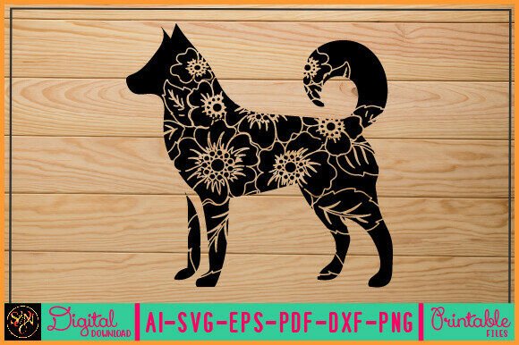 Flower Dog Animal SVG Vector 42 Review