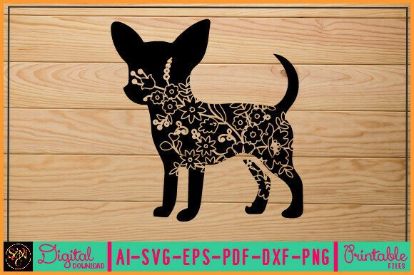 Flower Dog Animal SVG Vector 49 Review