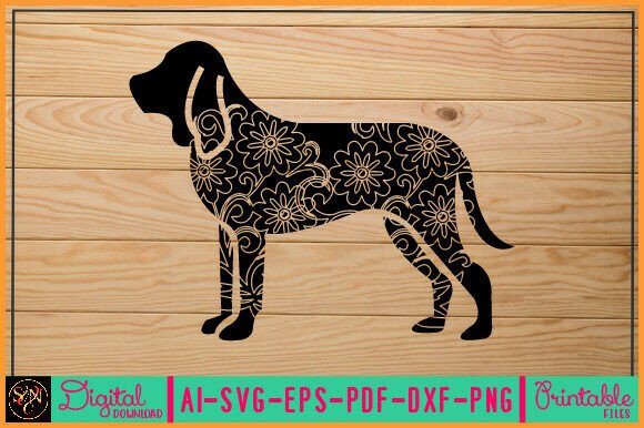 Flower Dog Animal SVG Vector 58 Review