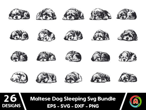 Maltese Dog Sleeping Svg Bundle Review