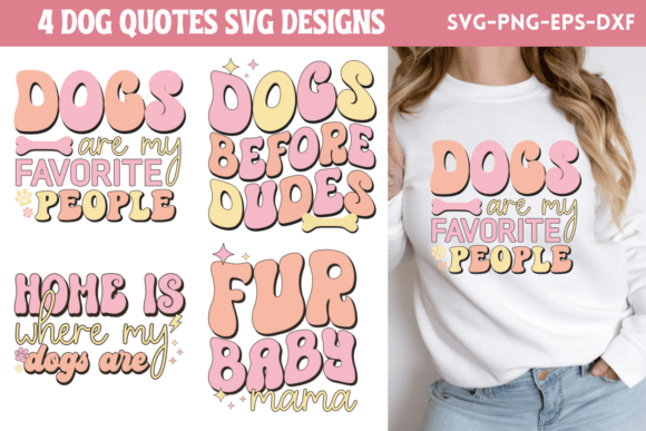 Retro Dog Quotes SVG Bundle 1 Review